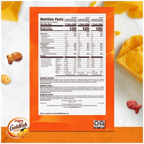 Goldfish Nutrition Facts Label | Besto Blog