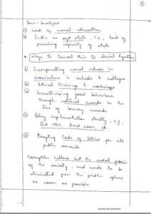 Vision Ias Topper S Ethics Test Copy Handwrittennotes In