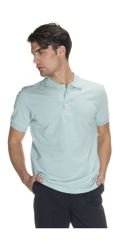 Mens Aquamarine Polo Shirt Corbaraweb