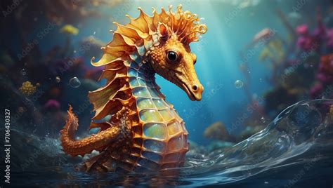 Seahorse Hd Wallpaper Download Stock Photo Adobe Stock