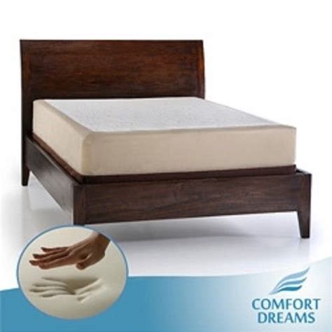 Comfort Dreams Select-A-Firmness 11-inch Queen-size Memory Foam Bed Mattress Soft Medium Firm ...