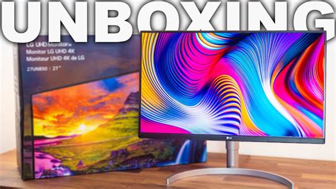 LG 27UN850 Ultrafine 4K Monitor Unboxing YouTube