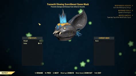 Buy Fasnacht Glowing Scorchbeast Q In FALLOUT 76 Items Offer 247740163