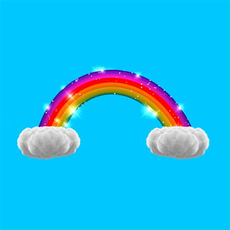 Rainbow And Clouds GIFs - Get the best GIF on GIPHY