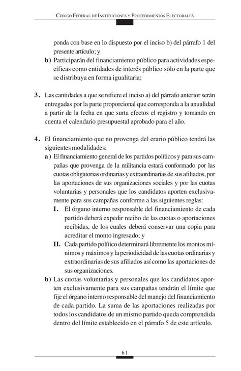 Cofipe Código Federal De Instituciones Y Procedimientos Electorales…