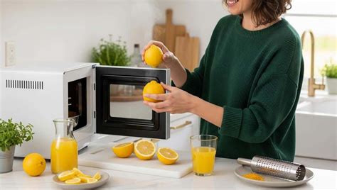 Citron au micro-ondes 30 s: obtenez plus de jus et relevez vos recettes