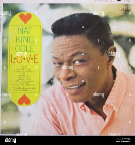 Vintage Vinyl Lp Cover L O V E Nat King Cole 1965 Stock Photo Alamy