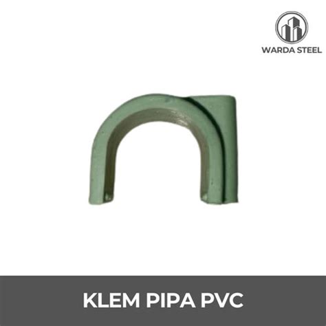 Jual Klem Pipa PVC 1 2 Dengan Paku Beton Tanpa Paku Pipe Clamp