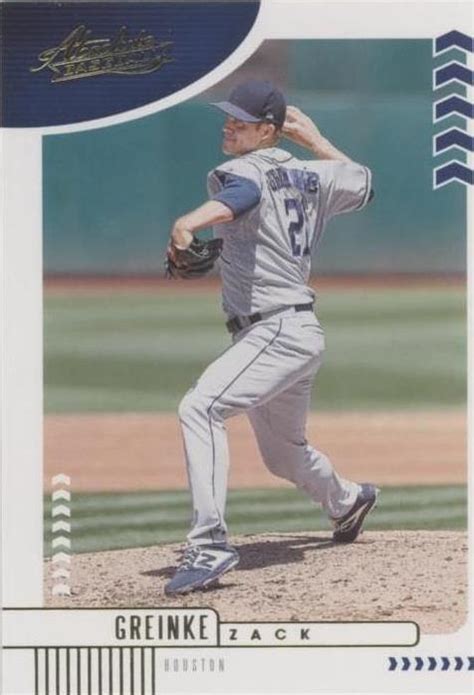 Panini Absolute Zack Greinke For Sale Online Ebay