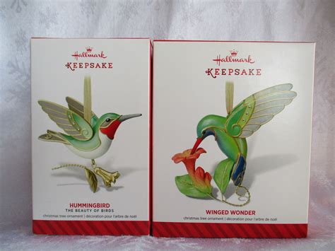 2014 Hallmark Ornament Beauty Of Birds 10 Hummingbird Winged Wonder