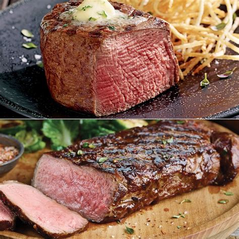 Kansas City Steak Co 2 6 Oz Filets And 2 10 Oz Strip Steaks