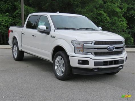 2018 White Platinum Ford F150 Platinum SuperCrew 4x4 127378172