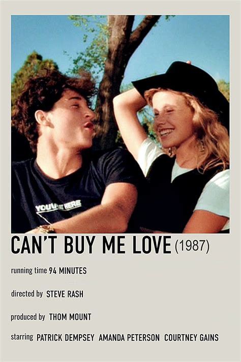 Can't Buy Me Love Movie Poster | Can't buy me love, Love movie, Movie ...