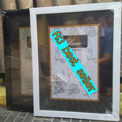 Jual Bingkai Foto Frame Foto Pigura Foto A3 30x40 Minimalis Putih