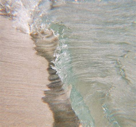 Indie Aesthetic Waves Sand Ocean Beach Water Summer Sea