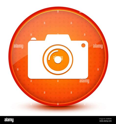 Orange Glassy Icon Buttons Cut Out Stock Images Pictures Alamy