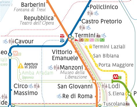 Mappa di metro di Roma on Behance :: Behance