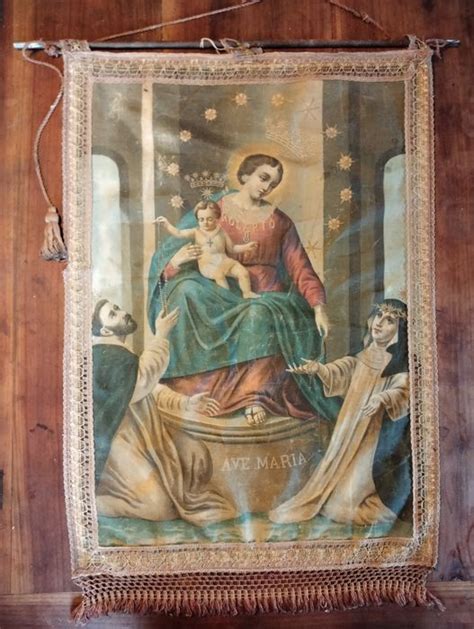 Stendardo Religioso Raffigurante La Madonna Con Bambino Catawiki