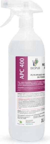 Biopur Płyn Do Dezynfekcji Powierzchni Medisoft Apc 400 1L W Sprayu