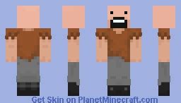 Modernized Notch Minecraft Skin