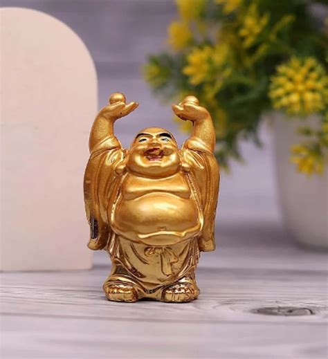 Feng Shui Laughing Buddha With Hands Up At Rs 100 Polyresin Statues