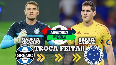 😱 Valeu Apena Cruzeiro Troca Goleiro Rafael Cabral Por Gabriel Grando