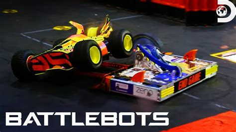 Huge Rebound Endgame Vs Hypershock Battlebots Discovery YouTube