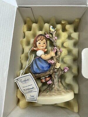 Goebel Hummel Tmk Girl In Apple Tree Figurine Germany In