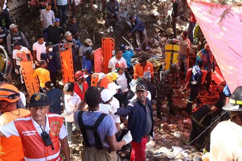 Entre Búsqueda Y Protesta En El Lugar Del Accidente En Quita Sueño De Haina