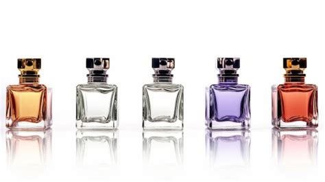 Premium Photo | Perfume Samples isolated on White Background