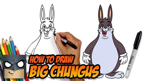 How To Draw Big Chungus Step By Step Tutorial Social Useful Stuff Handy Tips