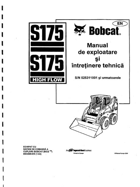 Bobcat S 175 Pdf