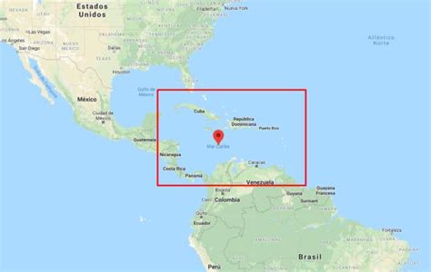 Mar CARIBE ubicación y características RESUMEN MAPAS