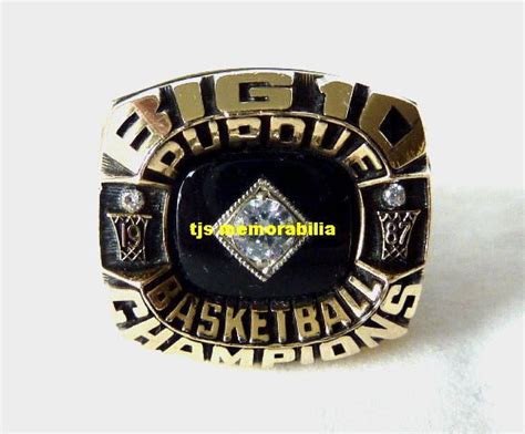 1987 Purdue Boilermakers Big Ten Basketball Championship Ring Buy And