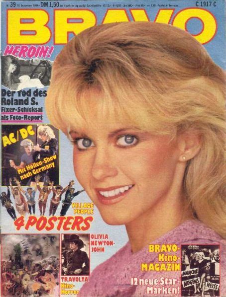 Olivia Newton John Bravo Magazine 18 September 1980 Cover Photo Germany