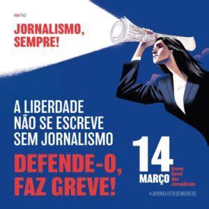 Cartaz Greve Jornalistas Terra Ruiva