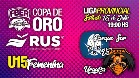 Liga Provincial Femenina U15 Copa De Oro Parque Sur Urquiza YouTube