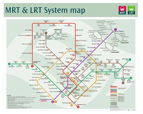 Singapore MRT Map 2023