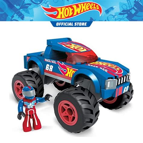 Mega Construx Hot Wheels Race Ace Monster Truck HHW80 Hot Wheels Shopee Malaysia