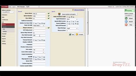 Draytel Hosted Pbx Setting Up Call Queues Youtube