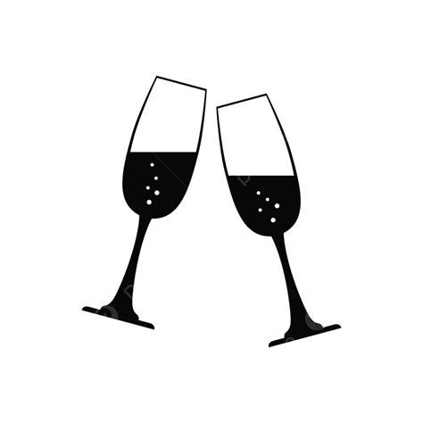 Champagne Glasses Clinking Clipart Hd Png Glasses Of Champagne Or Wine Cheers Or Alcohol Png