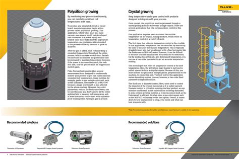 Fluke Process Instruments Semiconductor Brochure | Matt Yamane