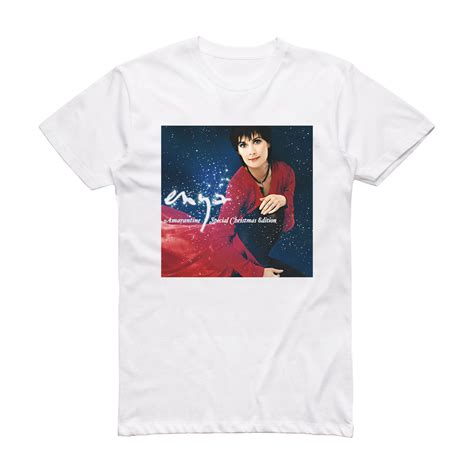 Enya Amarantine 3 Album Cover T-Shirt White – ALBUM COVER T-SHIRTS