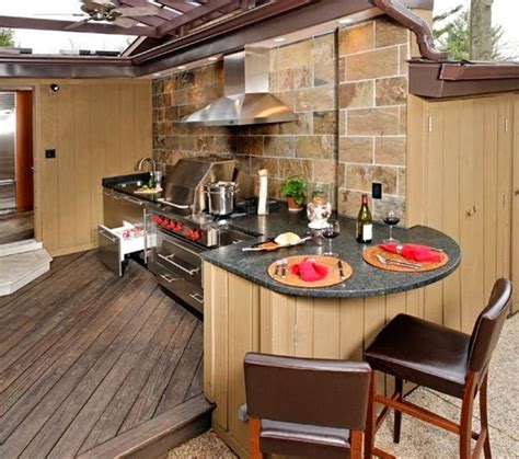 Modern Outdoor Kitchen Design for Minimalist House ~ Home Inspirations