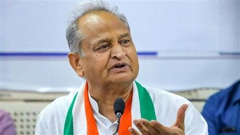 Shashi Tharoor Is From Elite Class Ashok Gehlot Backs Kharge For Congress Chief Post India