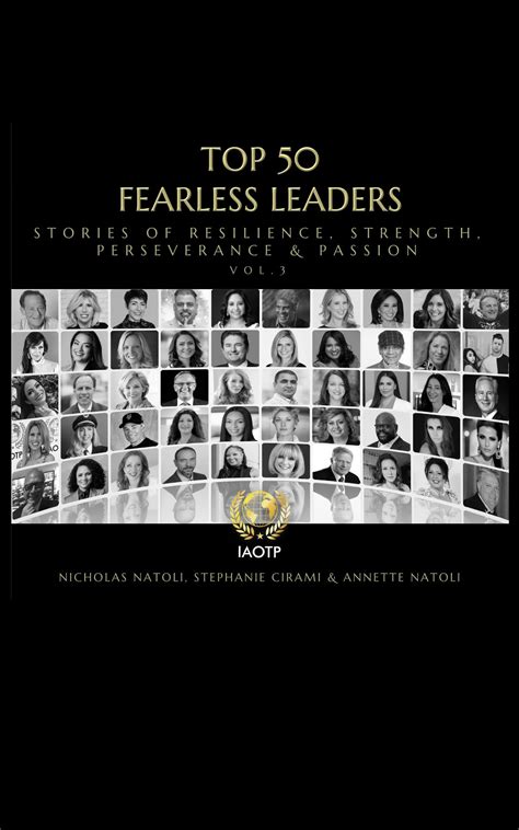 Top 50 Fearless Leaders: Stories Of Resilience, Strength, Perseverance