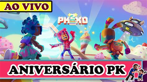 SAIU LIVE DE PK XD AO VIVO NA ATUALIZAÇÃO DE ANIVERSÁRIO 2 ANOS YouTube