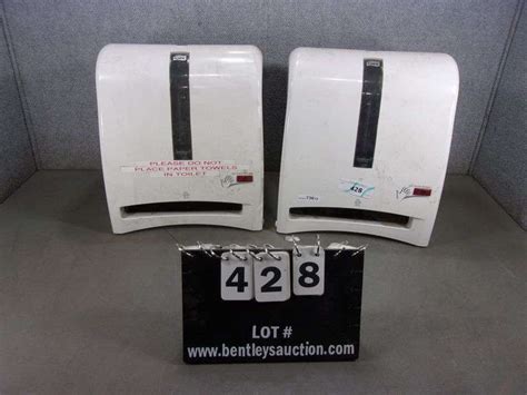 LOT: (2) TOUCHLESS SENSOR PAPER TOWEL DISPENSERS - Bentley & Associates ...