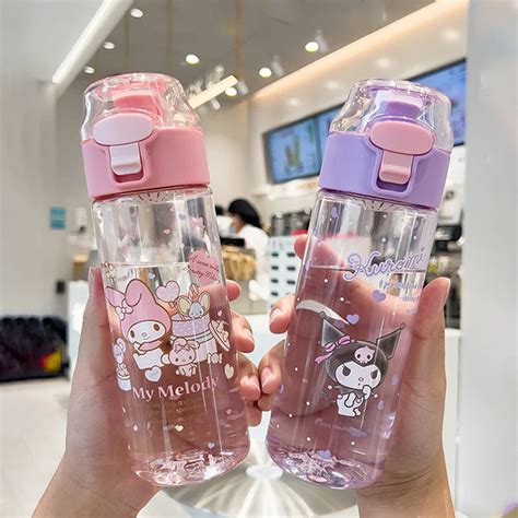 Sanrio Botella De Agua Cinnamoroll My Melody Para Ni Os Taza De T De Pl