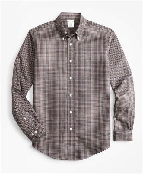 Brooks Brothers Non Iron Milano Fit Tartan Sport Shirt Sports Shirts